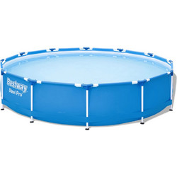 Bestway Steel Pro 92105 Πισίνα Πλαστική με Μεταλλικό Σκελετό Φ366x76cm