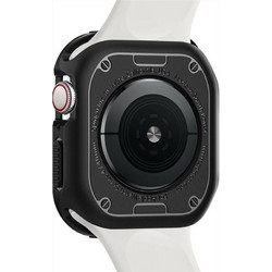 Spigen Rugged Armor Θήκη Σιλικόνης για Apple Watch 40mm Μαύρο