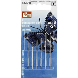 Prym Βελόνες Καμβά Χωρίς Μύτη Νο.18/24 6τμχ 125560