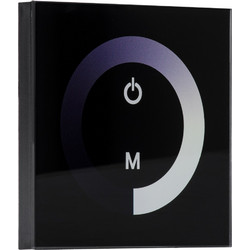 GLOBOSTAR(R) 73318 CORE Dimmer Τοίχου 1CH DC 12-24V 12A 288W Max IP20 - Touch Dimming - M9xΠ3.5xΥ9cm