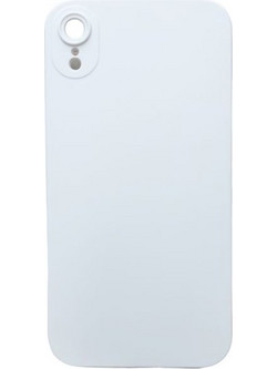 Matt TPU case protect lens for iPhone XR white