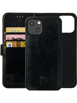 Rosso Element 2 in 1 Θήκη Πορτοφόλι για Apple iPhone 15 Plus Black