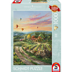 Puzzle Schmidt Peaceful Valley Vineyard 1000 Κομμάτια