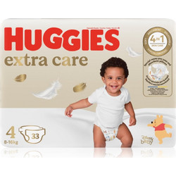 Huggies Extra Care Πάνες Νο4 8-16kg 33τμχ