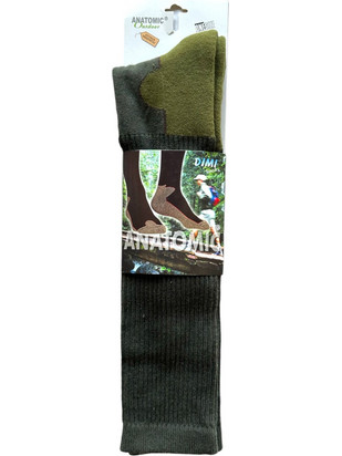 Dimisocks Anatomic Ανδρικές Κάλτσες Χακί DM2000