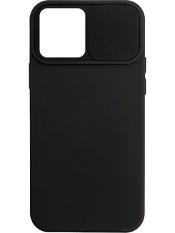 Powertech CamShield Soft Back Cover Black (iPhone 15 Pro Max)