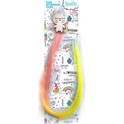SNAILS Hair Extension Clip, Catcorn, Κλιπ Μαλλιών με Χρωματιστά Extension - 1τεμ