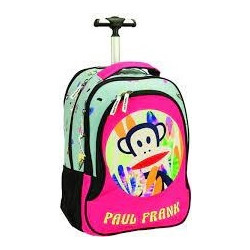 Back Me UP Paul Frank Musictopia Σχολική Τσάντα Τρόλεϊ Δημοτικού Πολύχρωμη 346-72074