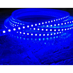 Ταινία LED 220V AC 12W 1100lm 2835 SMD 120 LED/m IP65 Μπλε Χρώμα 220VBlue UNIVERSO (10 μέτρα)