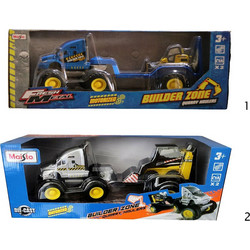 Maisto Fresh Metal Builder Zone Quarry Hauler 3 Σχέδια 21219