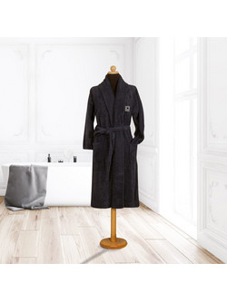 Greenwich Polo Club Μπουρνούζι 100% Βαμβακερό Μαύρο COZY3204