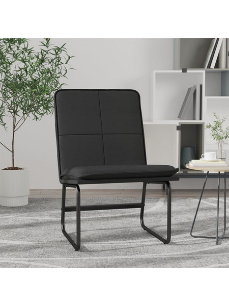 vidaXL Πολυθρόνα Μαύρη 54 x 75 x 76 εκ. από Συνθετικό Δέρμα 351330
