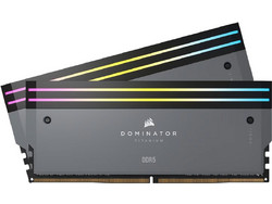 Corsair Dominator Titanium RGB 32GB (2X16GB) DDR5 RAM 6000MHz C30 Black CMP32GX5M2B6000Z30