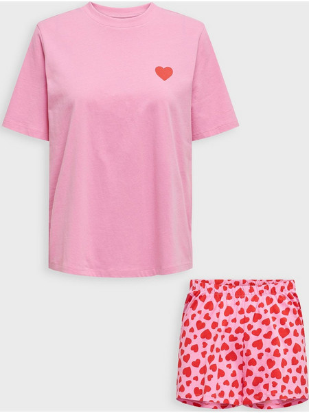 Γυναικεία πιτζάμα ONLHEART S/S TOP/SHORTS SET JRS 15315869