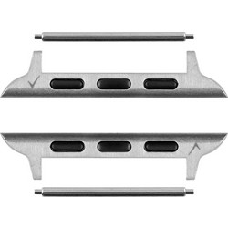 VOLTE-TEL ΜΕΝΤΕΣΕΣ-ΑΝΤΑΠΤΟΡΑΣ ΓΙΑ APPLE WATCH 38/40/41/42mm/WATCH 2/WATCH 3 22mm SILVER