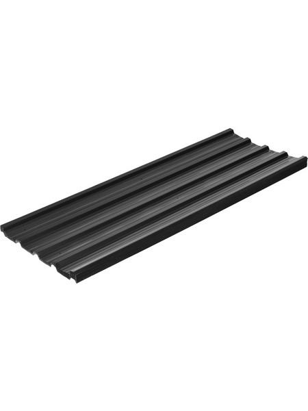 Outsunny Σετ 12 ανταλλακτικών πάνελ 129x45 cm για υπόστεγα κήπου από σκούρο γκρι γαλβανισμένο χάλυβα 84H-021V00CG