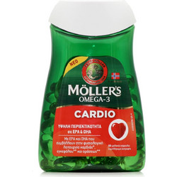 Moller's Omega-3 Cardio Ιχθυέλαιο 60 Κάψουλες