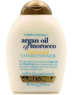OGX Argan Oil of Morocco Lightweight Conditioner για Επανόρθωση 385ml