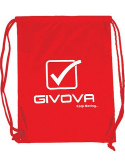 Givova Sacchetto Τσάντα Πλάτης Ποδοσφαίρου Κόκκινη B012-0012