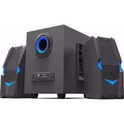 109BT Ασύρματα Ηχεία Υπολογιστή 2.1 20W με Bluetooth Black