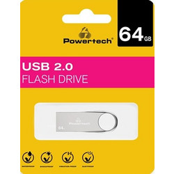 Powertech PT-1122 64GB USB Stick 2.0 με USB-A