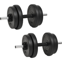 vidaXL 3145016 Ρυθμιζόμενοι Αλτήρες Σετ 40kg