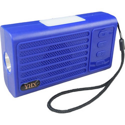 YHX-07 Ηχείο Bluetooth 5W με Ραδιόφωνο Royal Blue
