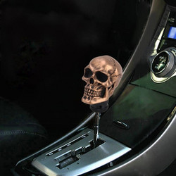 Universal Skull Head Shape Resin ABS Manual or Automatic Gear Shift Knob Fit for All Car (OEM)