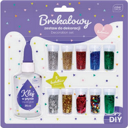 ΣΕΤ INTERDRUK 331984 GLITTER DECORATION SET 11ΤΕΜ