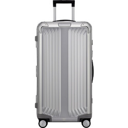 Samsonite Lite-Box Alu Trunk 132693-1004 Βαλίτσα Μεγάλη 74x37x37cm με 4 Ρόδες Ασημί