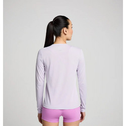 Saucony Stopwatch Γυναικείο Αθλητικό T-Shirt Λιλά SAW800371-MV