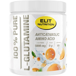 Elit Nutrition 100% Pure L-Glutamine Orange 300gr