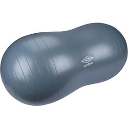 Umbro Φουσκωτή Διπλή Μπάλα Γυμναστικής για Yoga και Pilates 100x50 cm, σε Γκρι χρώμα - Umbro