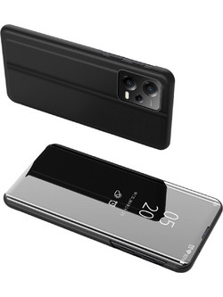 Clear View Case cover for Xiaomi Redmi Note 12 5G / Poco X5 5G flip cover black