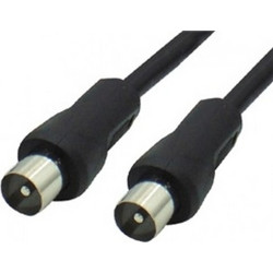 Καλώδιο Κεραίας Coax Male to Coax Male 10m Black 3τμχ 02.006.0086