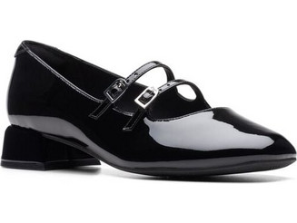 CLARKS ΓΥΝΑΙΚΕΙΑ MARY JANE DAISS30 SHINE 26174712, ΜΑΥΡΟ, Γυναίκα