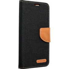 Θήκη κινητού Forcell Canvas Book Holster for iPhone 15 Pro Max Black