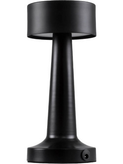 Globostar Bella 76503 Πορτατίφ Αφής LED με Μπαταρία Μαύρο Φ9xΥ21cm