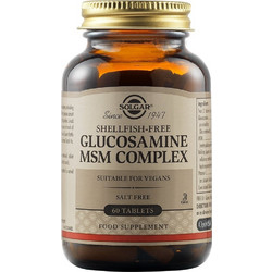 Solgar Glucosamine MSM Complex 60 Ταμπλέτες