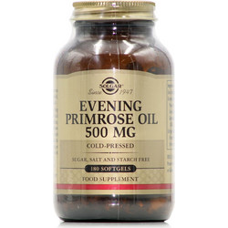 Solgar Evening Primrose Oil Cold Pressed Έλαιο Νυχτολούλουδου 500mg 180 Μαλακές Κάψουλες