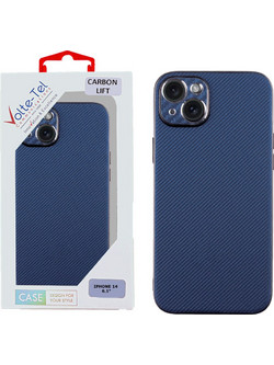 VOLTE-TEL ΘΗΚΗ IPHONE 14 6.1" CARBON LIFT FULL CAMERA PROTECTION BLUE