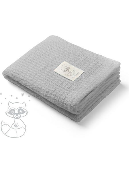 BabyOno Κουβέρτα Αγκαλιάς Πλεκτή 75x100 Γκρι BN479/04