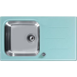 Teka Glass 50 B Ένθετος Νεροχύτης Αντιστρεφόμενος Inox