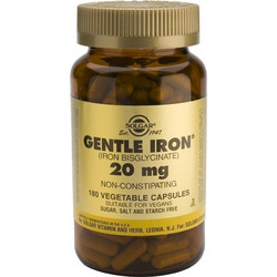 Solgar Gentle Iron 20mg 180 Κάψουλες