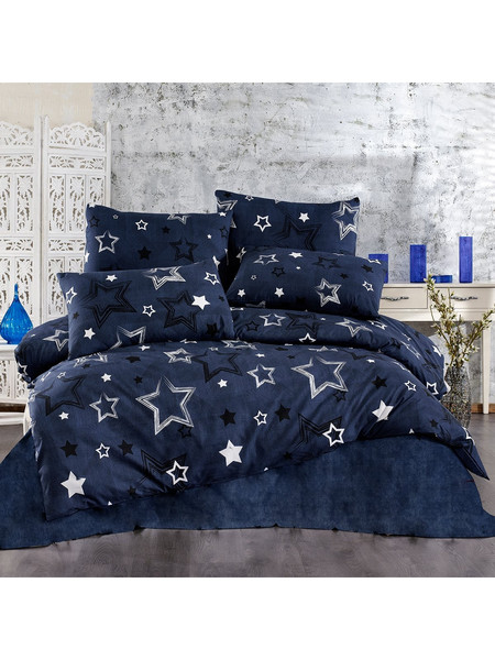 Dimcol Πάπλωμα Μονό 160x240 Γαλαξίας 307 Dark Blue