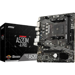 MSI A520M-A Pro Motherboard Micro ATX με AMD AM4 Socket