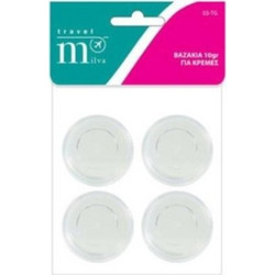 Milva Βαζάκια για Κρέμες 10gr, 4τεμ