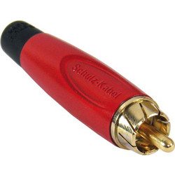 Martin S-106ROT - Βύσμα RCA male κόκκινο