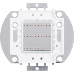 GloboStar 73767 Υψηλής Ισχύος LED COB BRIDGELUX 30W 1500lm DC 20-24V - Μ5.5 x Π5.2 x Υ0.4cm - Κόκκινο