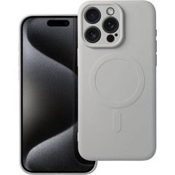 Is Tpu Silicone Mag Iphone 15 Pro Grey Backcover - (SILMAGIP15PG)